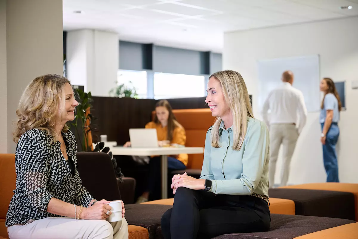 Gesprek tussen collega's