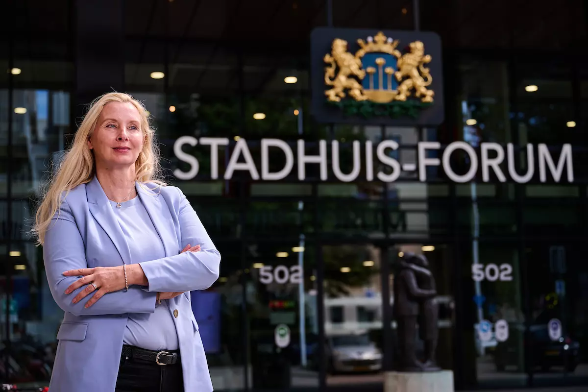 Ingang van het Stadhuis