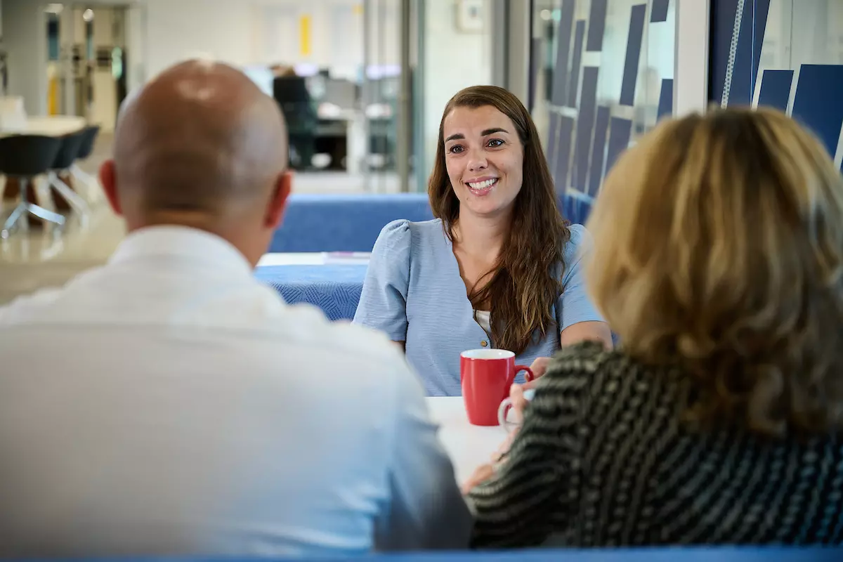 Gesprek tussen collega's